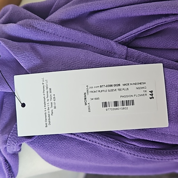 NWT Plus size Bold Elements womens top. - Picture 4 of 6